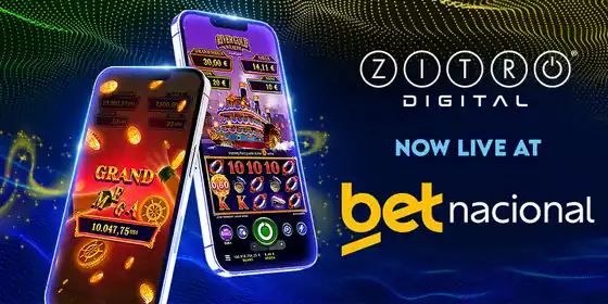 Zitro Digital ao vivo na Betnacional com Grand Mega e River Gold Wealth